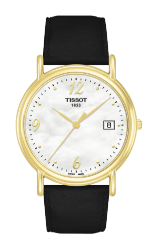 Tissot Carson Quartz 34 Yellow Gold / MOP / Strap